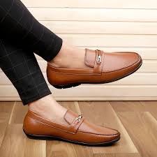 Moccasins Leather Men Shoes